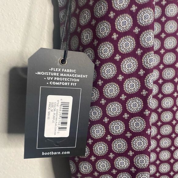 NWT CODY JAMES MEN'S MEDALLION PRINT LONG SLEEVE BUTTON-DOWN WESTERN Medium - Picture 7 of 8